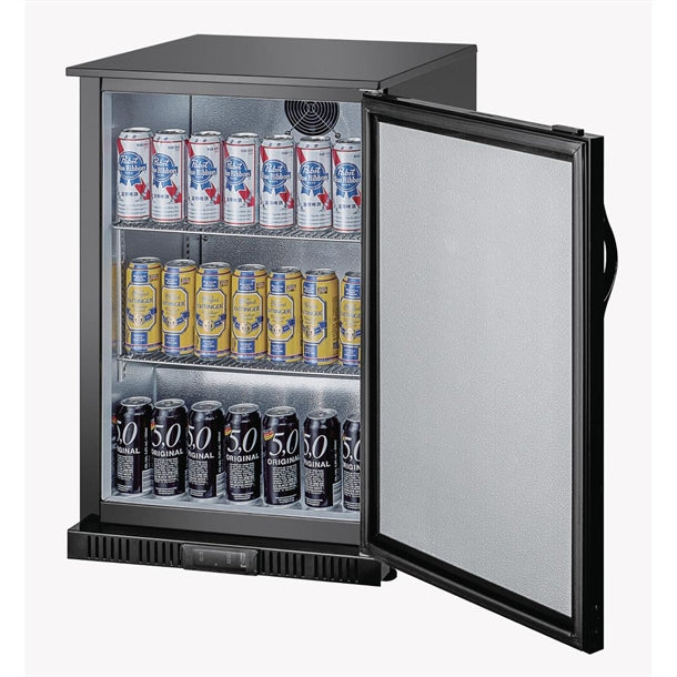 Polar G-series 850mm Single Door Back Bar Cooler Solid Door 128 Ltr