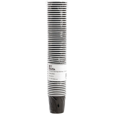 Fiesta Disposable Espresso Cups Single Wall Black 112ml - 4oz (Pack of 50)