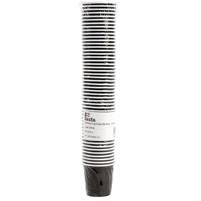 Fiesta Disposable Espresso Cups Single Wall Black 112ml - 4oz (Pack of 1000)