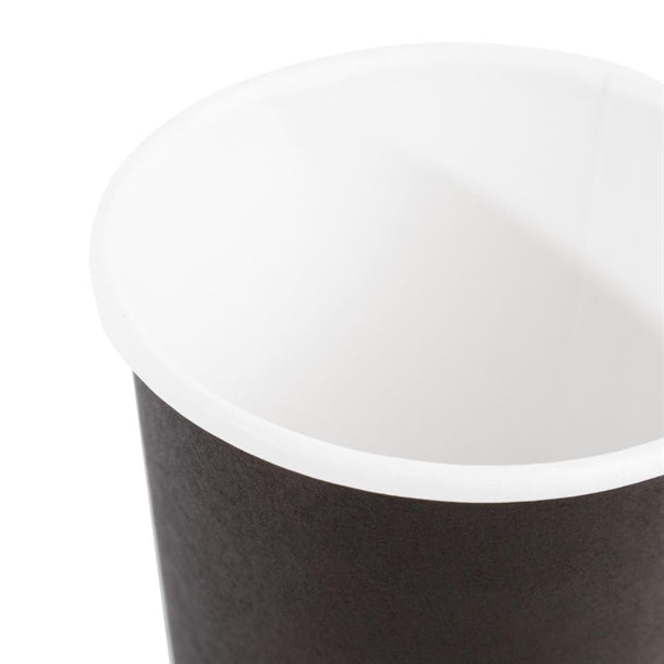 Fiesta Disposable Espresso Cups Single Wall Black 112ml - 4oz (Pack of 50)