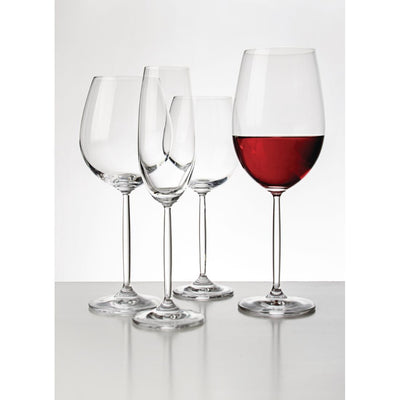 Olympia Chime Crystal Wine Glasses 620ml (Pack of 6)