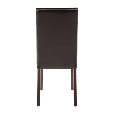 Bolero Faux Leather Dining Chair Black (Box 2)