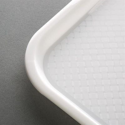 Olympia Kristallon Polypropylene Fast Food Tray White Small 345mm