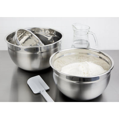 Vogue Stainless Steel Bowl with Silicone Base 5Ltr