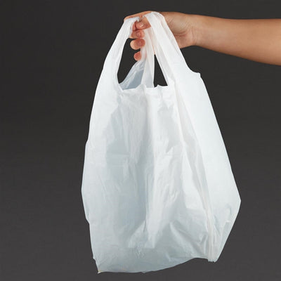 Large White Carrier Bags (Pack of 1000)