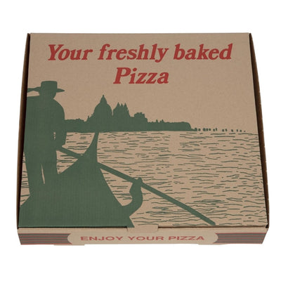 Compostable Printed Pizza Boxes 12" (Pack of 100)