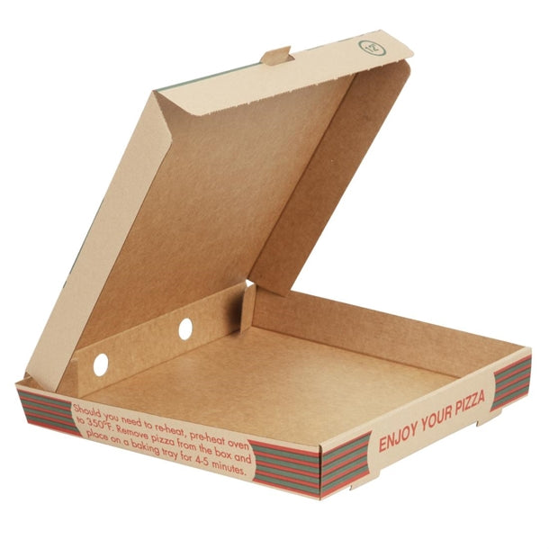 Compostable Printed Pizza Boxes 12" (Pack of 100)