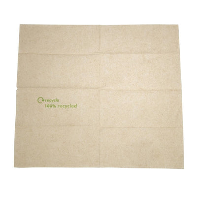 Compostable Kraft Lunch Napkins 320 x 300mm (Pack of 6000)