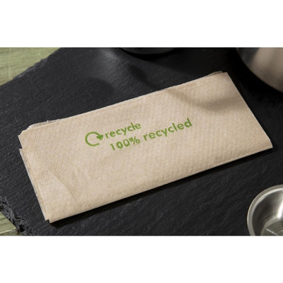 Compostable Kraft Lunch Napkins 320 x 300mm (Pack of 6000)