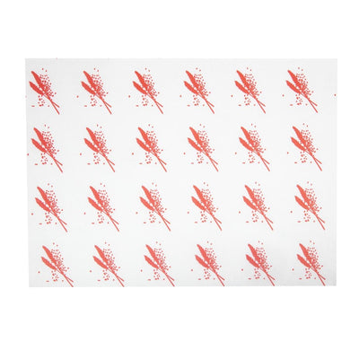 Burger Wrapping Paper Sheets Red 245 x 300mm (Pack of 1000)