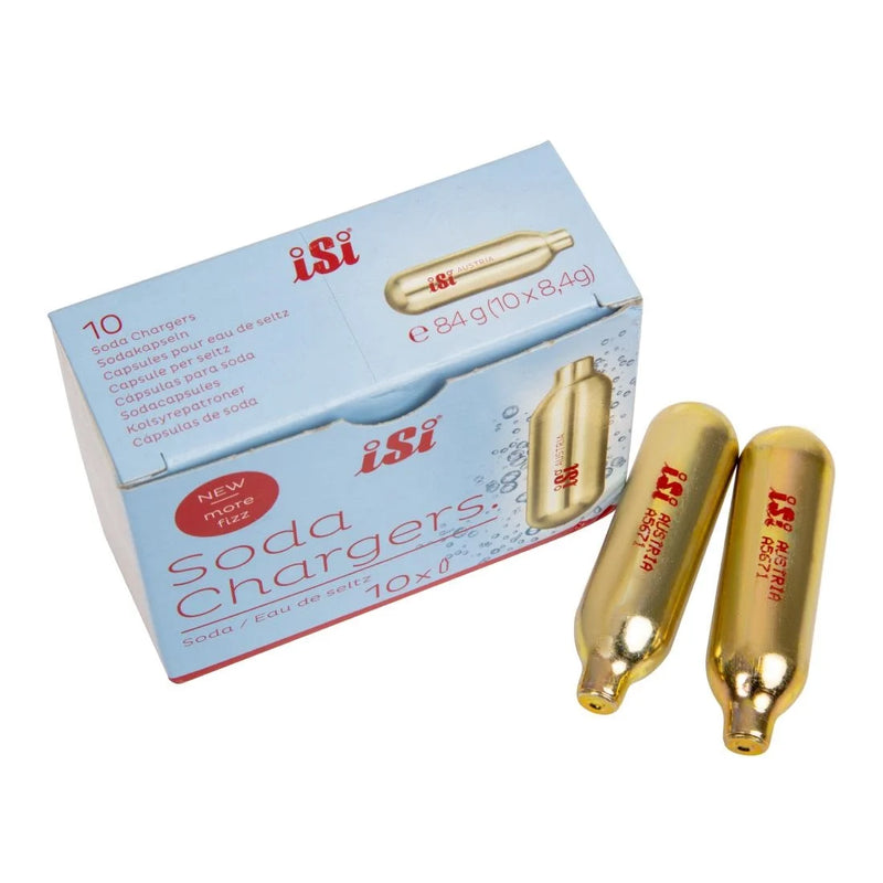 iSi Soda Siphon CO2 Charger Bulbs (Pack of 10)