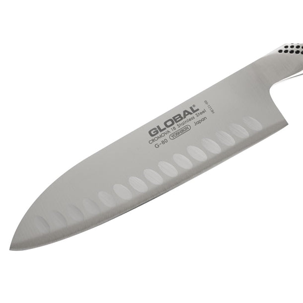 Global G 48 Santoku Fluted Knife 18cm