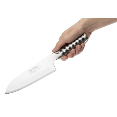 Global G 48 Santoku Fluted Knife 18cm