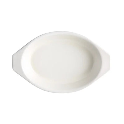 Vogue Orange Oval Cast Iron Gratin 650ml