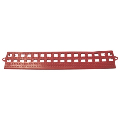 COBA Red Male Edge Flexi-Deck Tiles (Pack of 3)