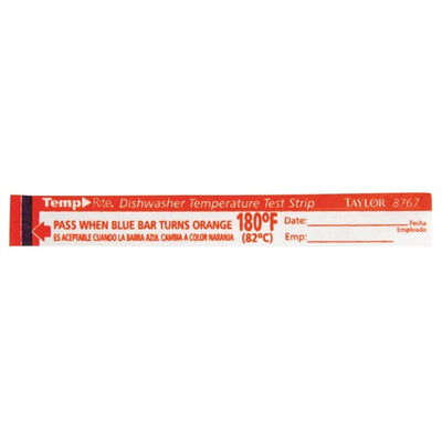 Dishwasher Temperature Test Strip (Pack of 25)