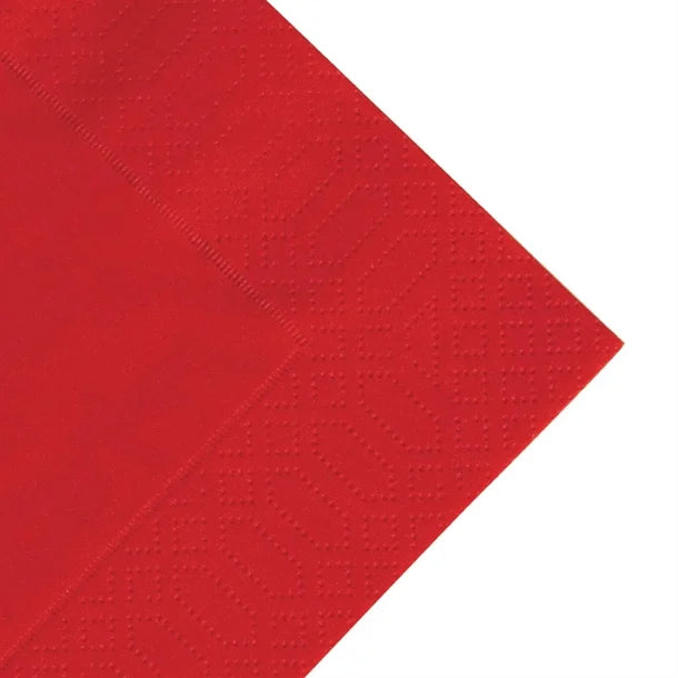Duni Compostable Lunch Napkins Red 330mm (Pack of 1000)