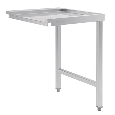 Vogue Pass Through Dishwash Table Right 600mm