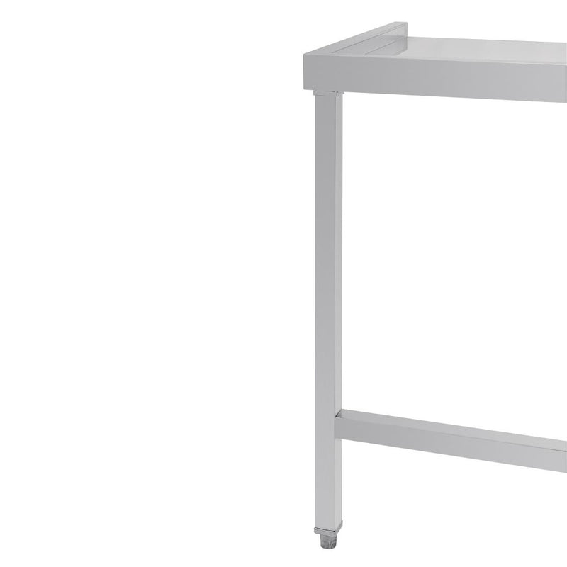 Vogue Pass Through Dishwash Table Left 600mm