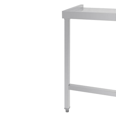 Vogue Pass Through Dishwash Table Right 600mm