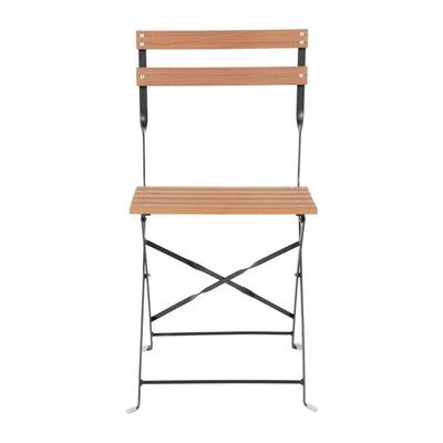 GJ766 - Bolero Faux Wood Bistro Chair (Pack 2)
