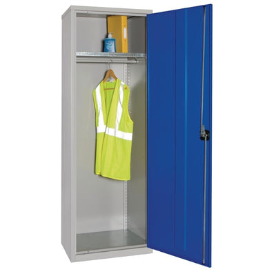 Storage Locker Blue 3 Shelves Blue