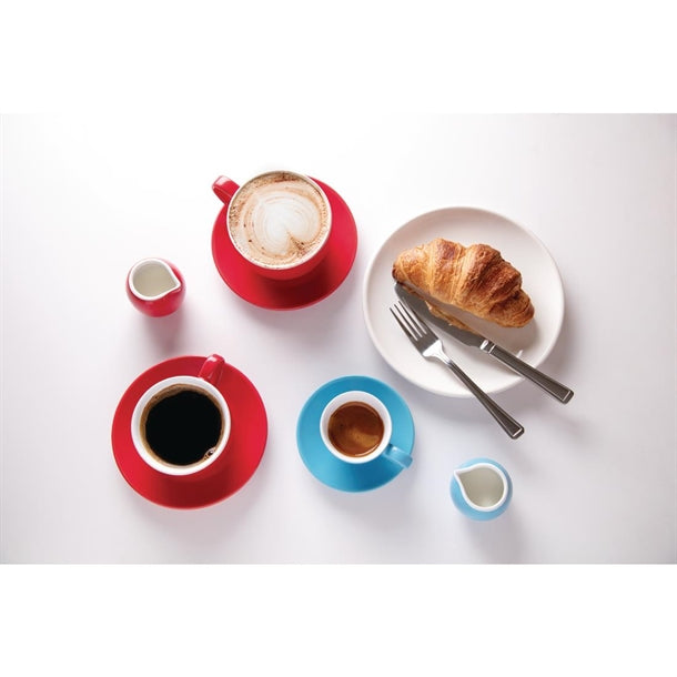 Olympia Cafe Espresso Saucers Red 116.5mm (Pack of 12)