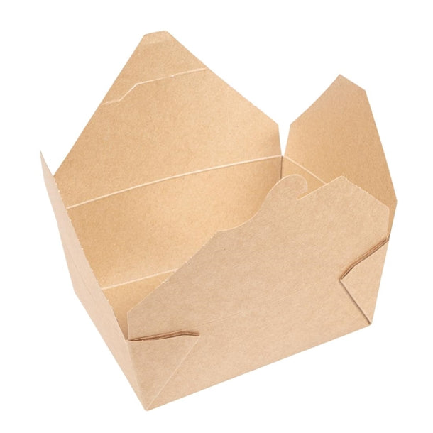 Vegware Compostable Paperboard Food Boxes No.8 1300ml - 46oz (Pack of 300)