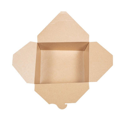 Vegware Compostable Paperboard Food Boxes No.8 1300ml - 46oz (Pack of 300)