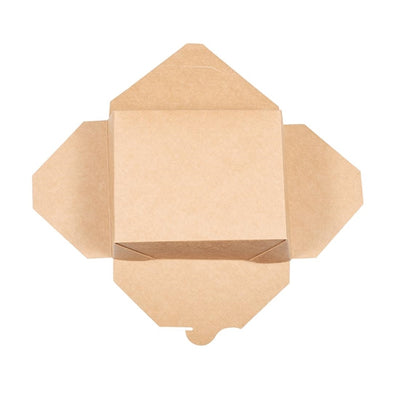 Vegware Compostable Paperboard Food Boxes No.8 1300ml - 46oz (Pack of 300)