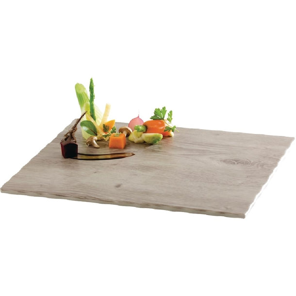 APS Wood Effect Melamine Tray GN 1-3