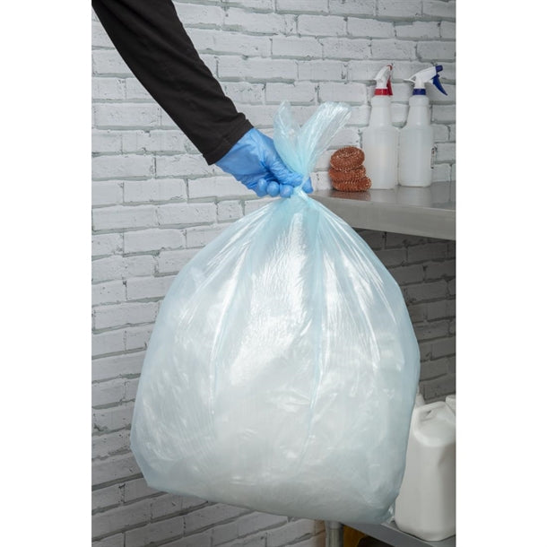 Jantex Large Medium Duty Blue Bin Bags 80Ltr (Pack of 200)
