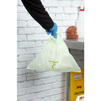 Jantex Small Compostable Caddy Liners 10Ltr (Pack of 24)