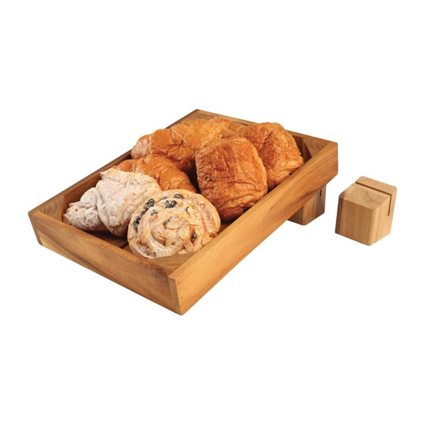 Wooden Menu Holder and Riser