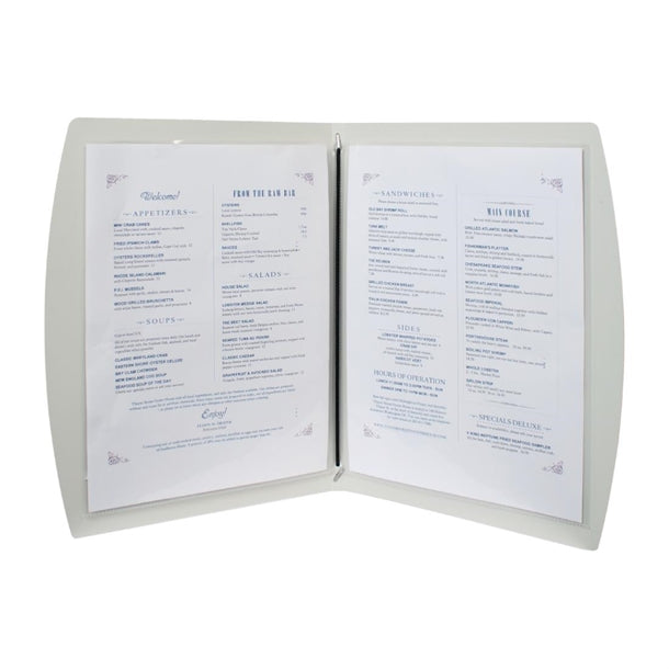 Securit Rio Menu Cover Black A4