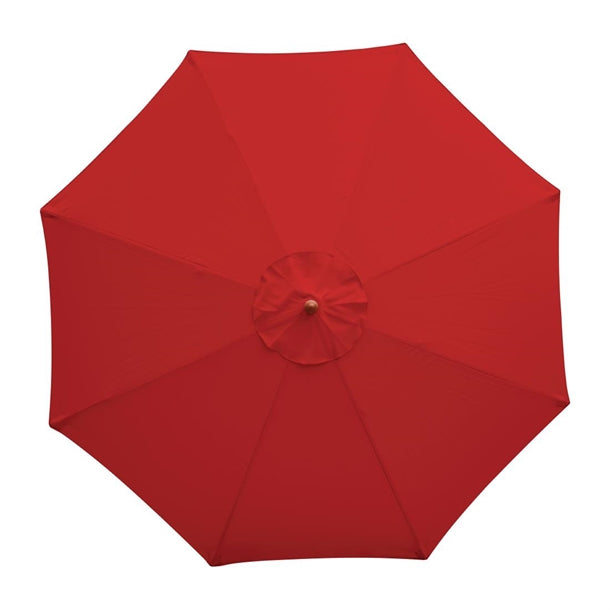 Bolero Round Parasol 2.5m Diameter Red