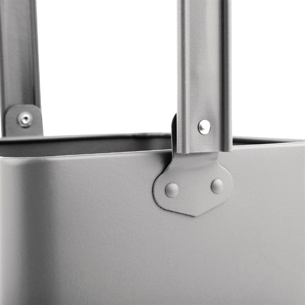 Olympia Galvanised Table Tidy Grey