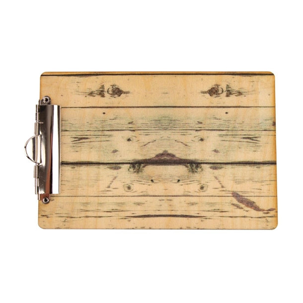 Olympia Wood Effect Menu Clipboard A5