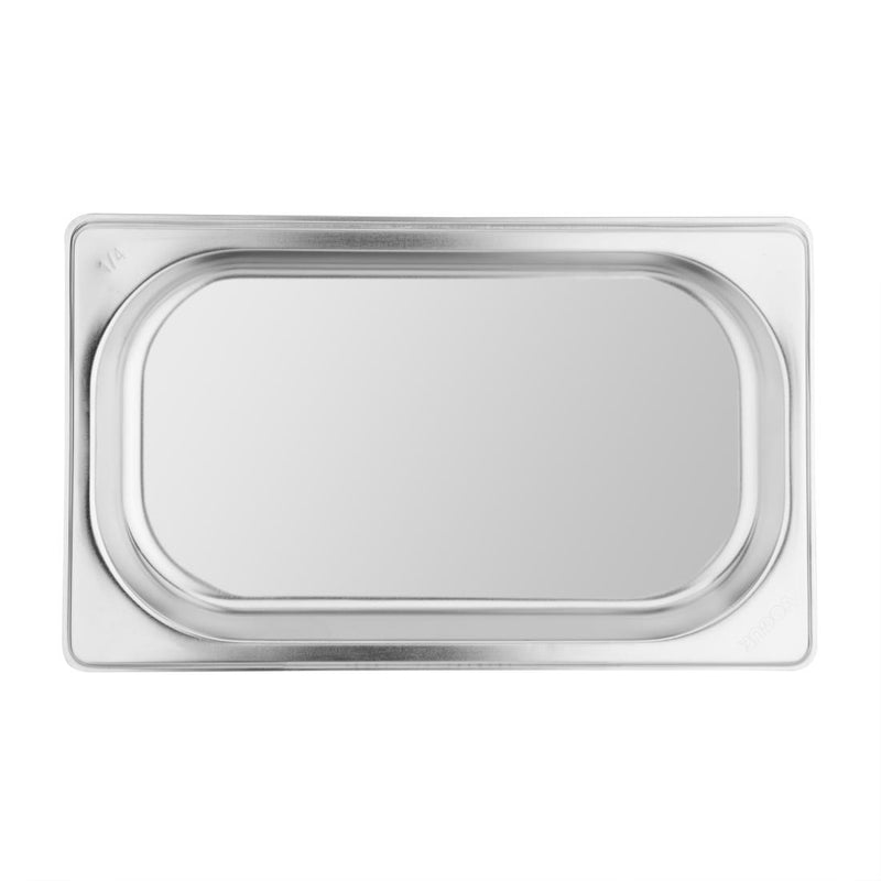 Vogue Stainless Steel 1-4 Gastronorm Pan 20mm