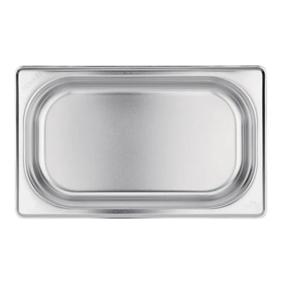 Vogue Stainless Steel 1-4 Gastronorm Pan 40mm