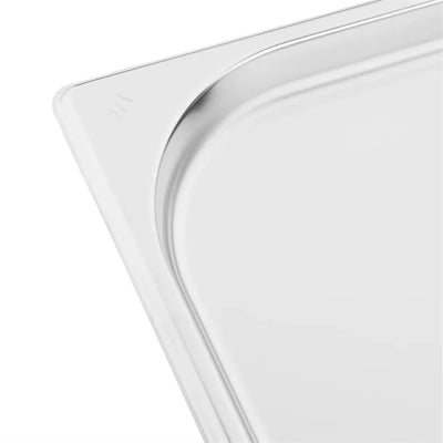 Vogue Stainless Steel 2-1 Gastronorm Pan 20mm