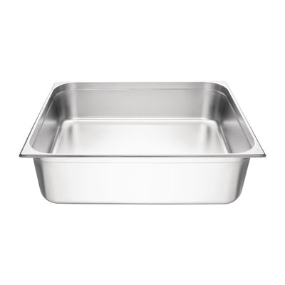 Vogue Stainless Steel 2-1 Gastronorm Pan 200mm