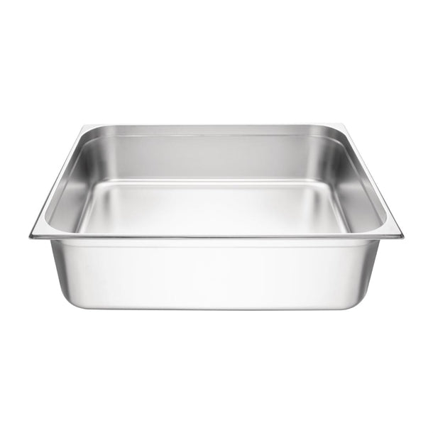 Vogue Stainless Steel 2-1 Gastronorm Pan 200mm