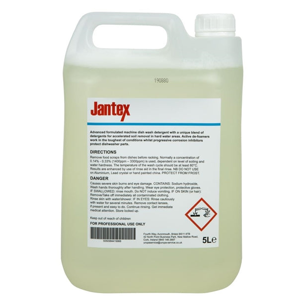 Jantex Pro Dishwasher Detergent Concentrate 5Ltr