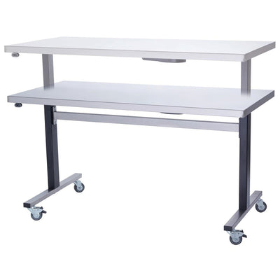 Parry Stainless Steel Adjustable Height Table Wide Electric Mobile 1500mm