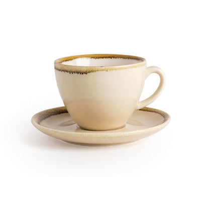 Olympia Kiln Cappuccino Saucer Sandstone 140mm (Pack of 6)