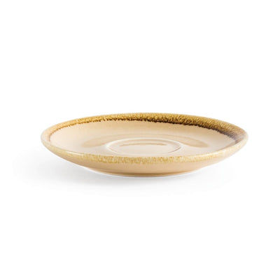 Olympia Kiln Cappuccino Saucer Sandstone 140mm (Pack of 6)