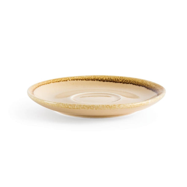 Olympia Kiln Cappuccino Saucer Sandstone 140mm (Pack of 6)