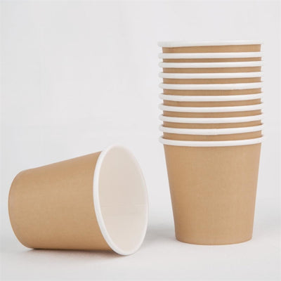 Fiesta Disposable Espresso Cups Single Wall Kraft 112ml - 4oz (Pack of 1000)