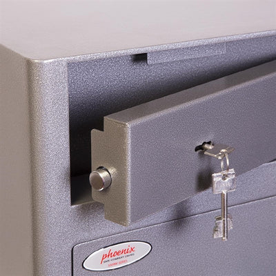 Phoenix Cash Deposit Drop Safe Graphite Grey 47Ltr 3K